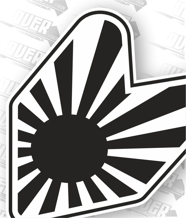 Autocolante “Rising Sun Japan” – Estilo JDM 🇯🇵☀️ - Image 2