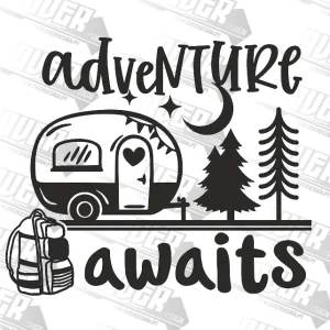 ✨ Autocolante “Adventure Awaits” – Aventura à tua espera! ✨