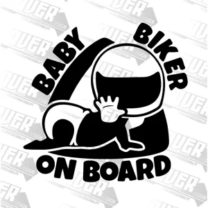 Autocolante “Baby Biker On Board” 🏍👶