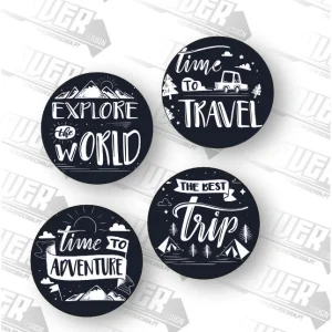Pack 4 autocolantes Adventure