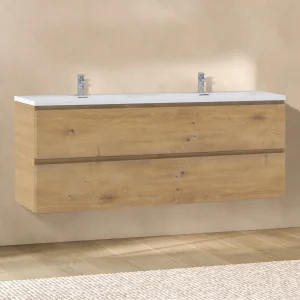 ATENA - Móvel de lavatório suspenso com gaveta soft-close  - 60, 80, 100, 120 cm
