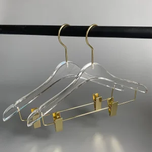Cabide Acrílico Transparente | Design Moderno com Gancho Metálico