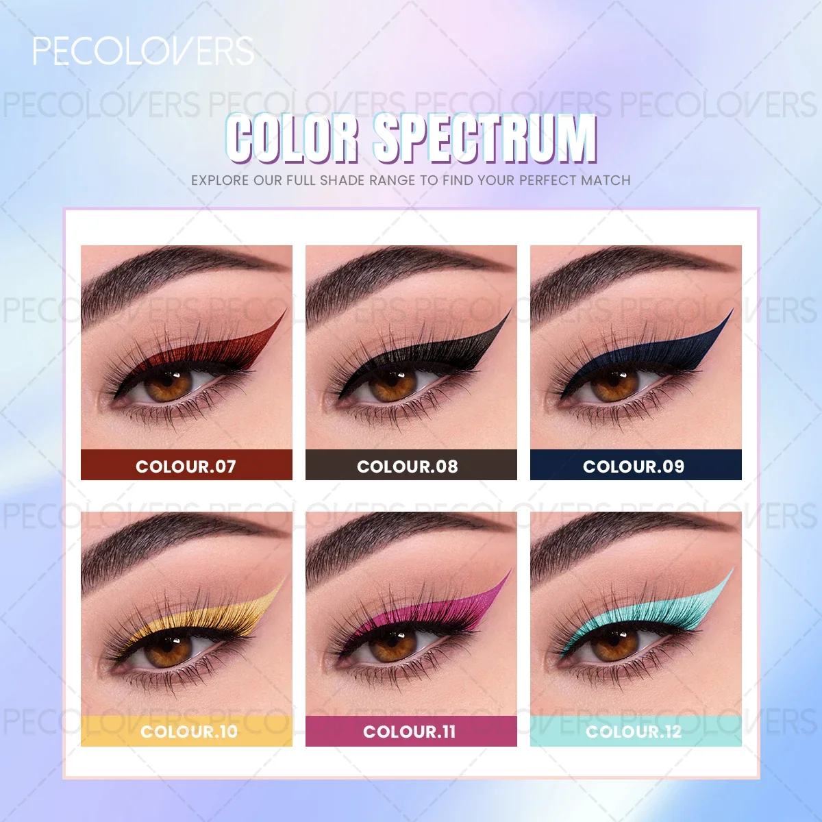 Delineador Líquido e Sombra 2-em-1 à Prova d'Água - Secagem Rápida para Olhos Perfeitos - Image 4