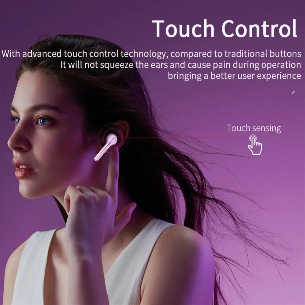 Xiaomi J18 Fones TWS com Toque Inteligente - Auriculares Bluetooth para Desporto e Gaming - Image 5