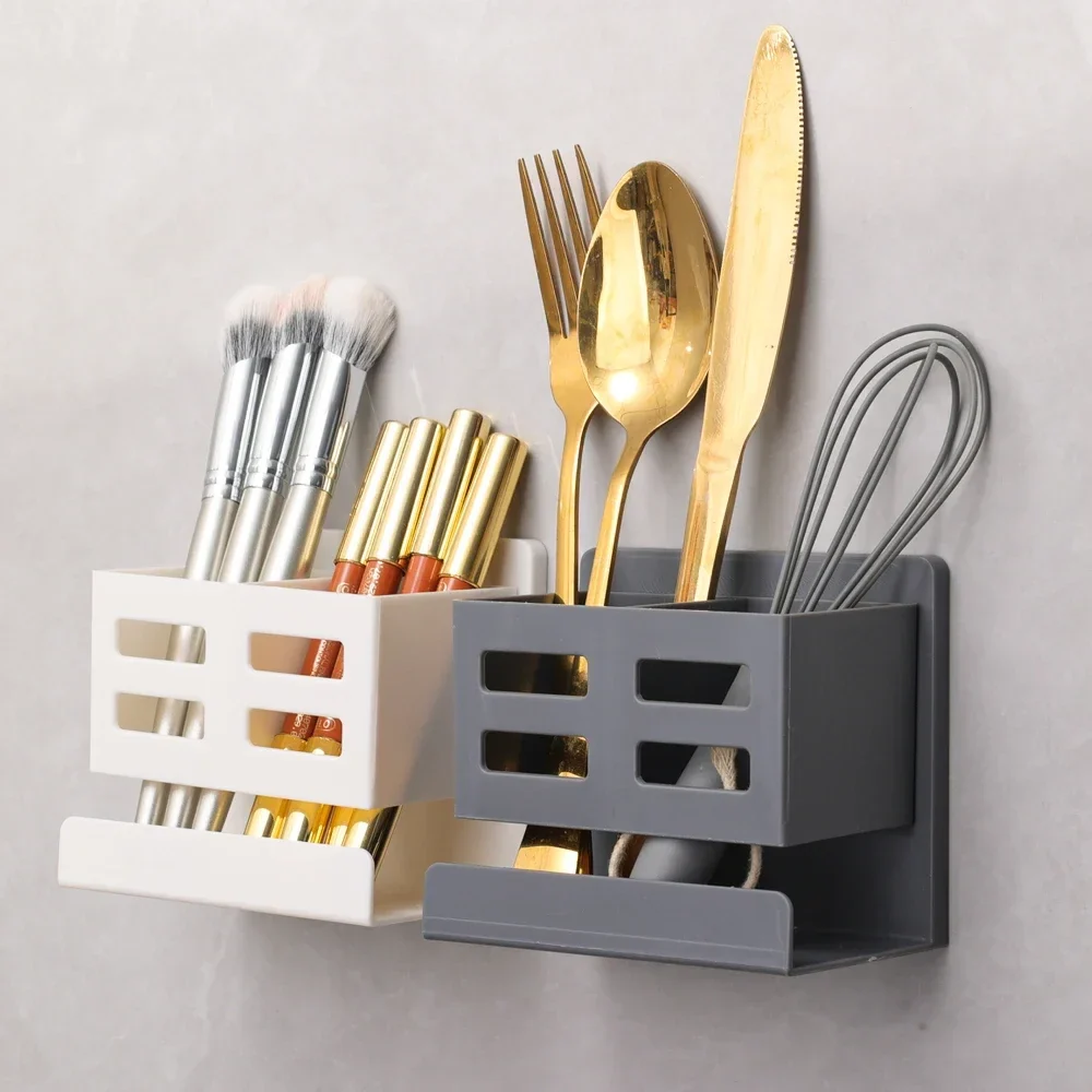 Novo Organizador Multifuncional para Lavatório – Instalação Sem Furos | Suporte de Parede para Escovas de Dentes, Barbeador e Acessórios de Casa de Banho - Image 5