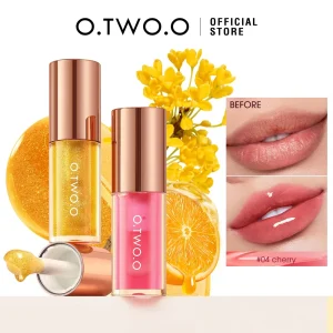 Óleo Labial O.TWO.O Volumizador com Glitter