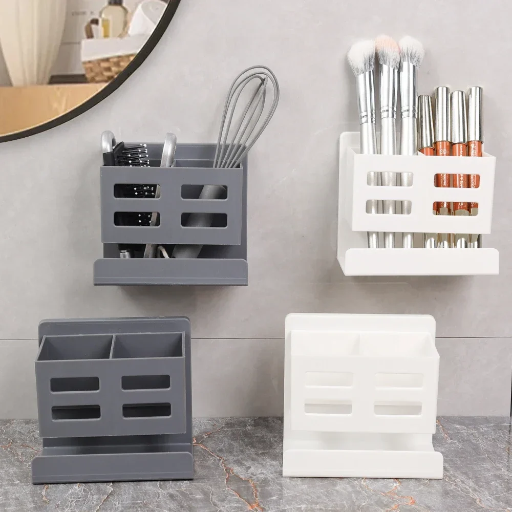 Novo Organizador Multifuncional para Lavatório – Instalação Sem Furos | Suporte de Parede para Escovas de Dentes, Barbeador e Acessórios de Casa de Banho - Image 7
