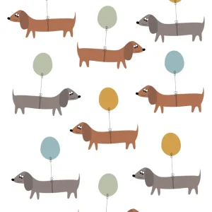 Wallstickers party dogs